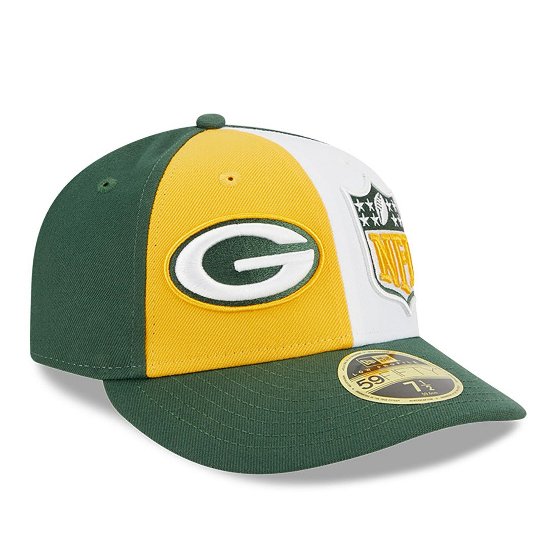 Green Bay Packers New Era 2023 Sideline Low Profile 59FIFTY Fitted Hat Yellow/Green - NFL