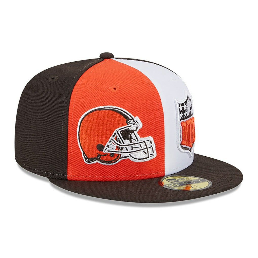 Cleveland Browns New Era 2023 Sideline 59FIFTY Fitted Hat Orange/Brown - NFL