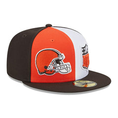 Cleveland Browns New Era 2023 Sideline 59FIFTY Fitted Hat Orange/Brown - NFL