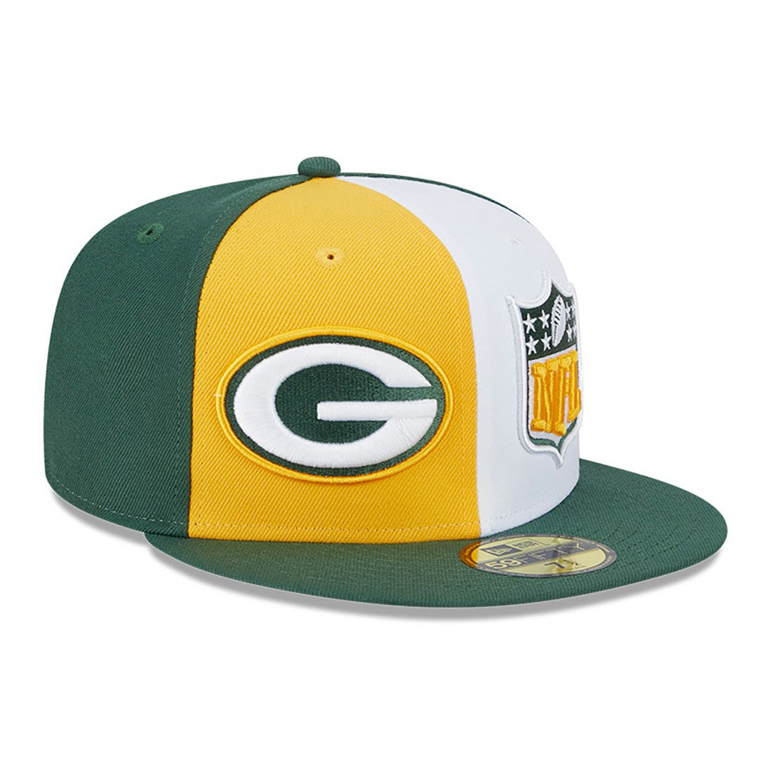 Green Bay Packers New Era 2023 Sideline 59FIFTY Fitted Hat Gold/Green - NFL