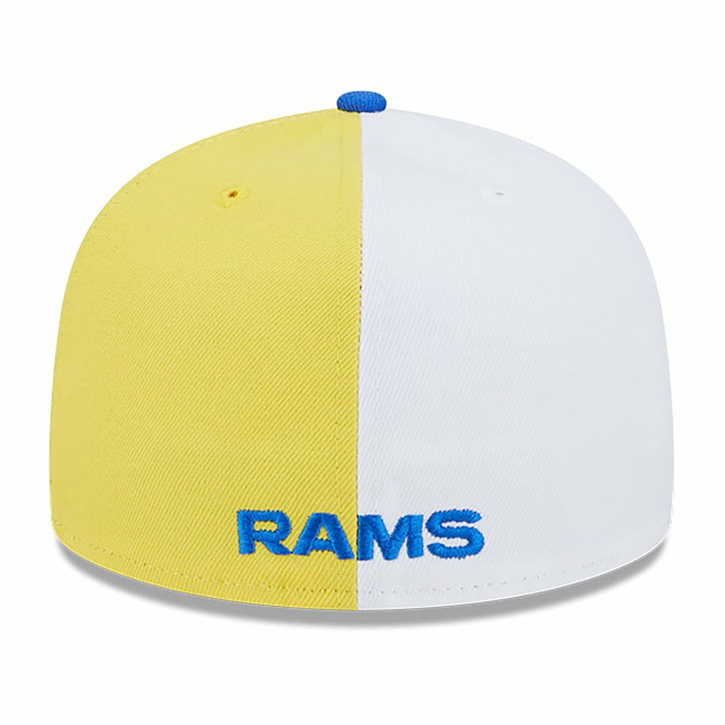 Los Angeles Rams New Era 2023 Sideline 59FIFTY Fitted Hat Gold/Royal - NFL