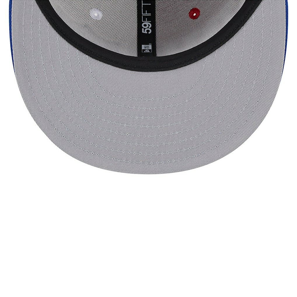 New York Giants New Era 2023 Sideline 59FIFTY Fitted Hat Red/Royal - NFL