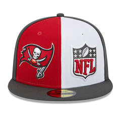 Tampa Bay Buccaneers New Era 2023 Sideline 59FIFTY Fitted Hat Red/Pewter - NFL