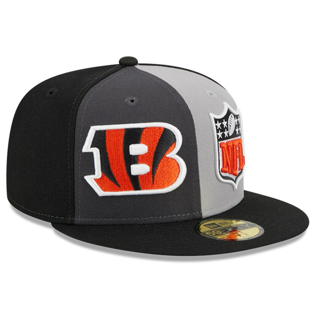 Cincinnati Bengals New Era 2023 Sideline 59FIFTY Fitted Hat Gray/Black - NFL