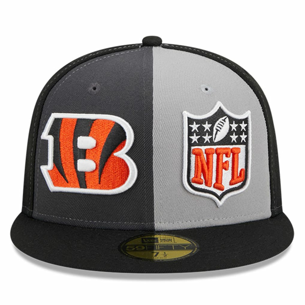 Cincinnati Bengals New Era 2023 Sideline 59FIFTY Fitted Hat Gray/Black - NFL