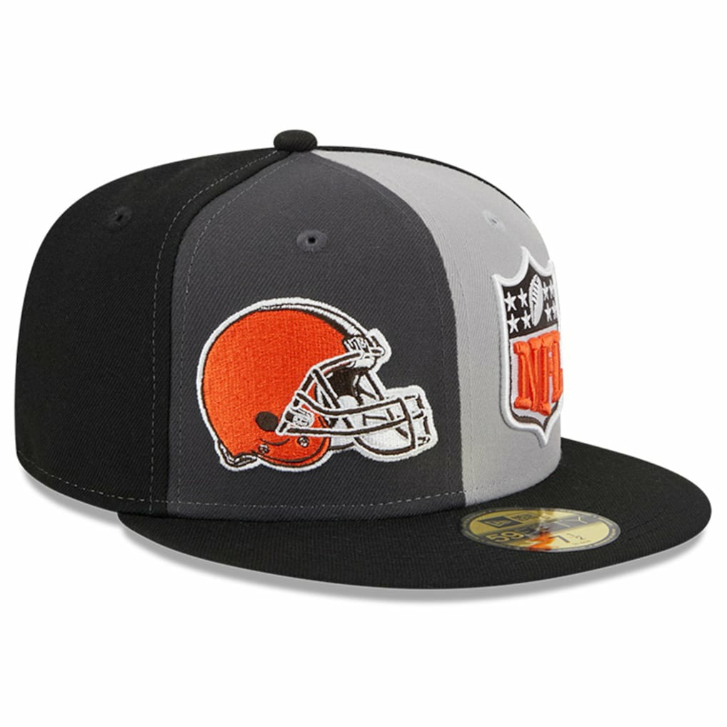 Cleveland Browns New Era 2023 Sideline 59FIFTY Fitted Hat Gray/Black - NFL