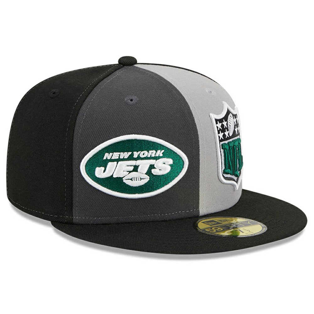 New York Jets New Era 2023 Sideline 59FIFTY Fitted Hat Gray/Black - NFL
