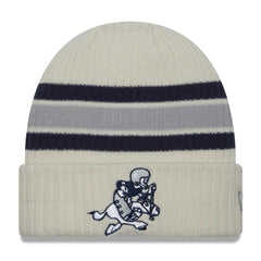 Dallas Cowboys New Era Vintage Cuffed Knit Hat Cream - NFL
