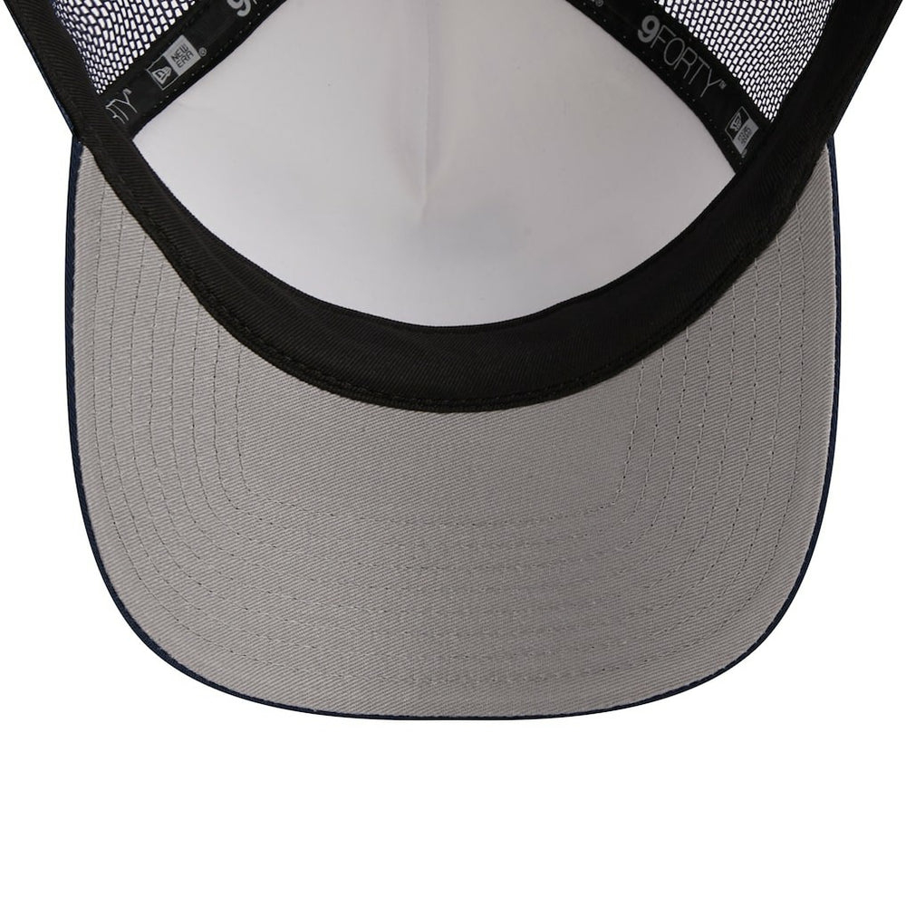 Dallas Cowboys New Era Stacked A-Frame Trucker 9FORTY Adjustable Hat White/Navy - NFL