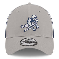 Dallas Cowboys New Era Pipe Retro Joe 39THIRTY Flex Hat Silver/Navy - NFL