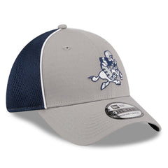 Dallas Cowboys New Era Pipe Retro Joe 39THIRTY Flex Hat Silver/Navy - NFL