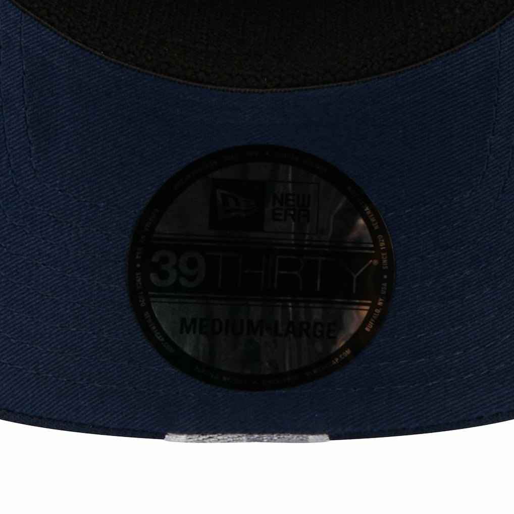 Dallas Cowboys New Era Stripe 39THIRTY Flex Hat Heather Silver - NFL