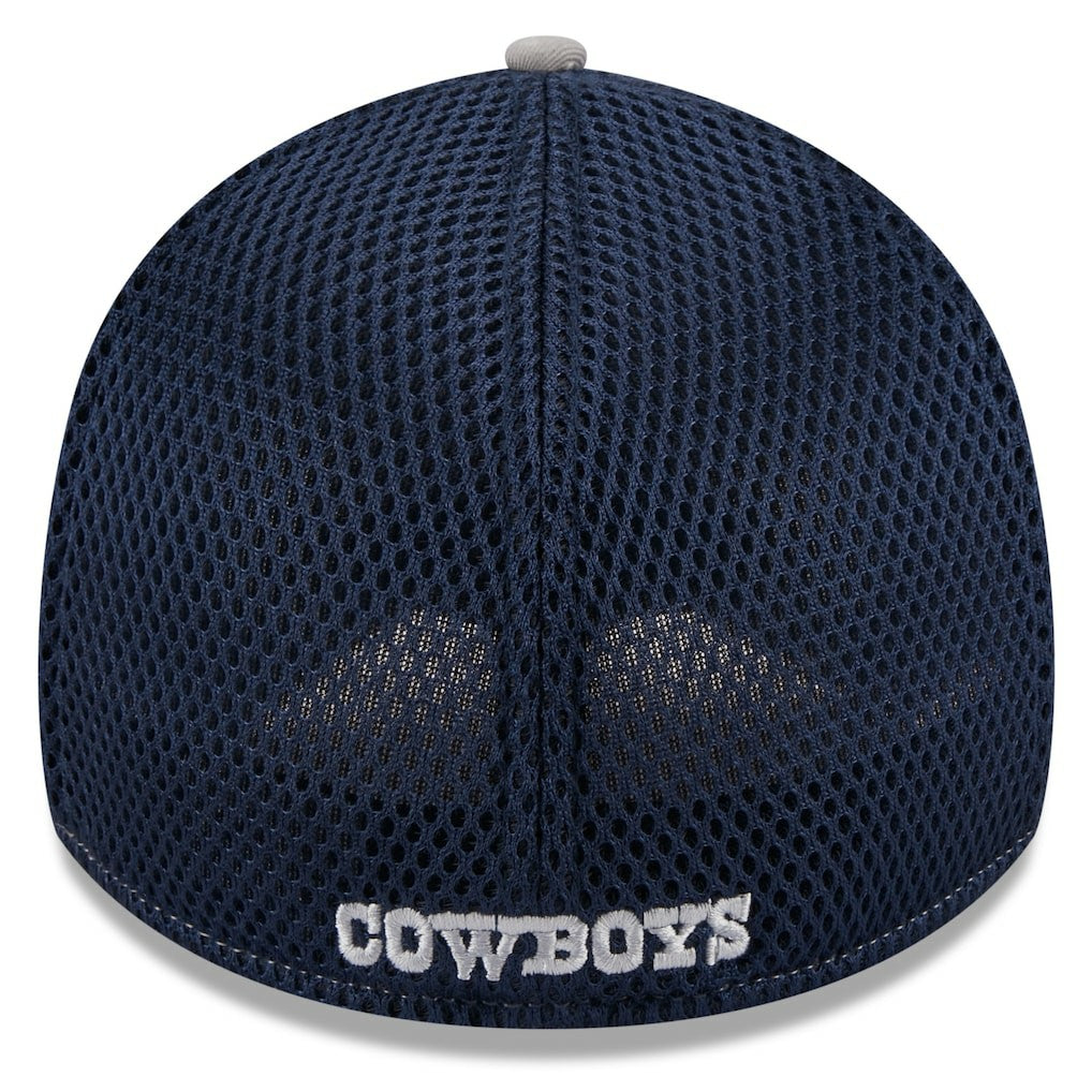 Dallas Cowboys New Era Pipe 39THIRTY Flex Hat Gray - NFL