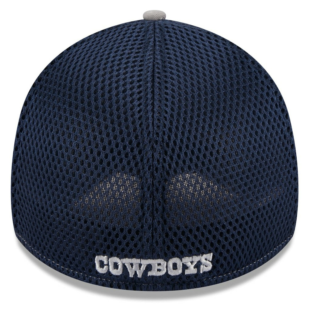 Dallas Cowboys New Era Pipe 39THIRTY Flex Hat Gray - NFL