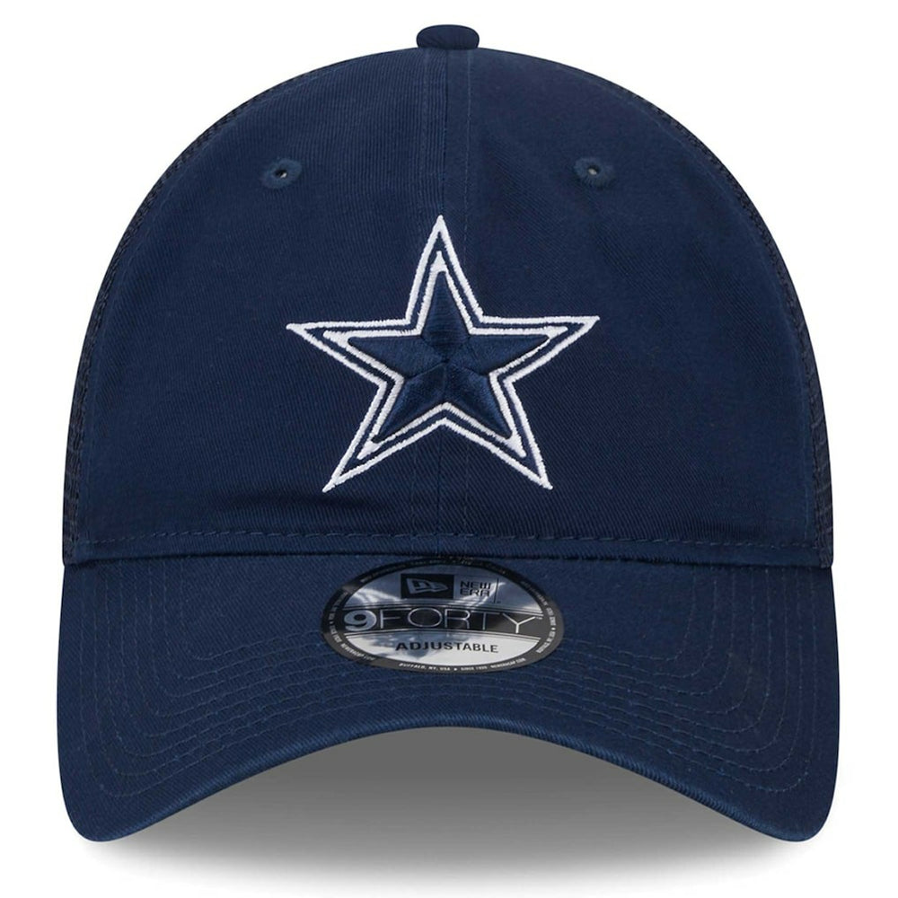 Dallas Cowboys New Era Distinct 9TWENTY Adjustable Hat Navy - NFL