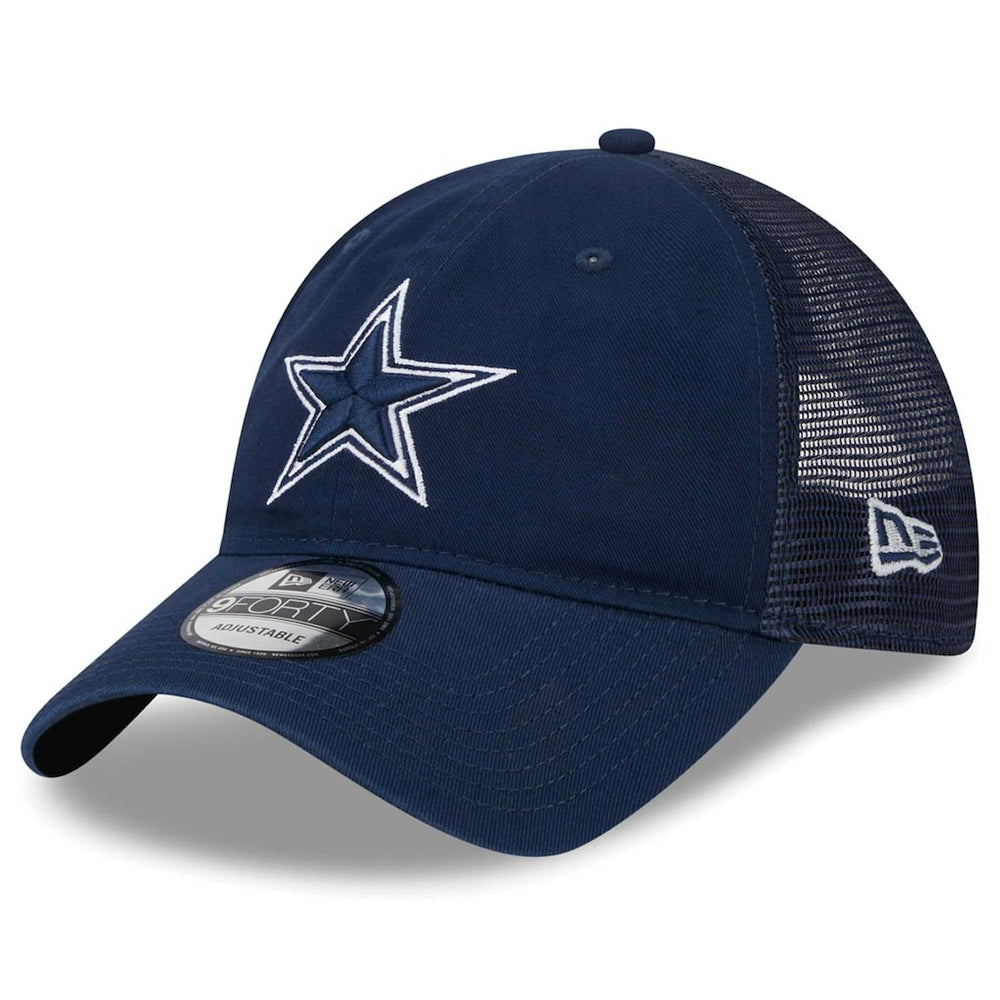 Dallas Cowboys New Era Distinct 9TWENTY Adjustable Hat Navy - NFL