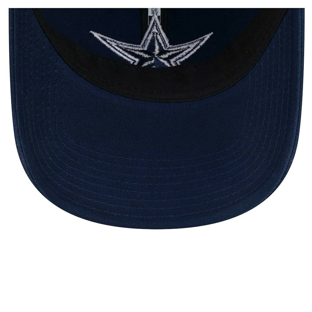 Dallas Cowboys New Era Distinct 9TWENTY Adjustable Hat Navy - NFL