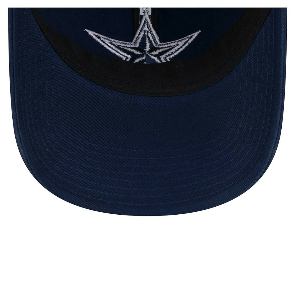 Dallas Cowboys New Era Distinct 9TWENTY Adjustable Hat Navy - NFL