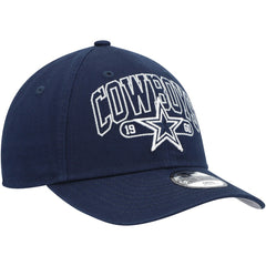 Dallas Cowboys New Era Preschool Outline 9FORTY Adjustable Hat Navy - NFL