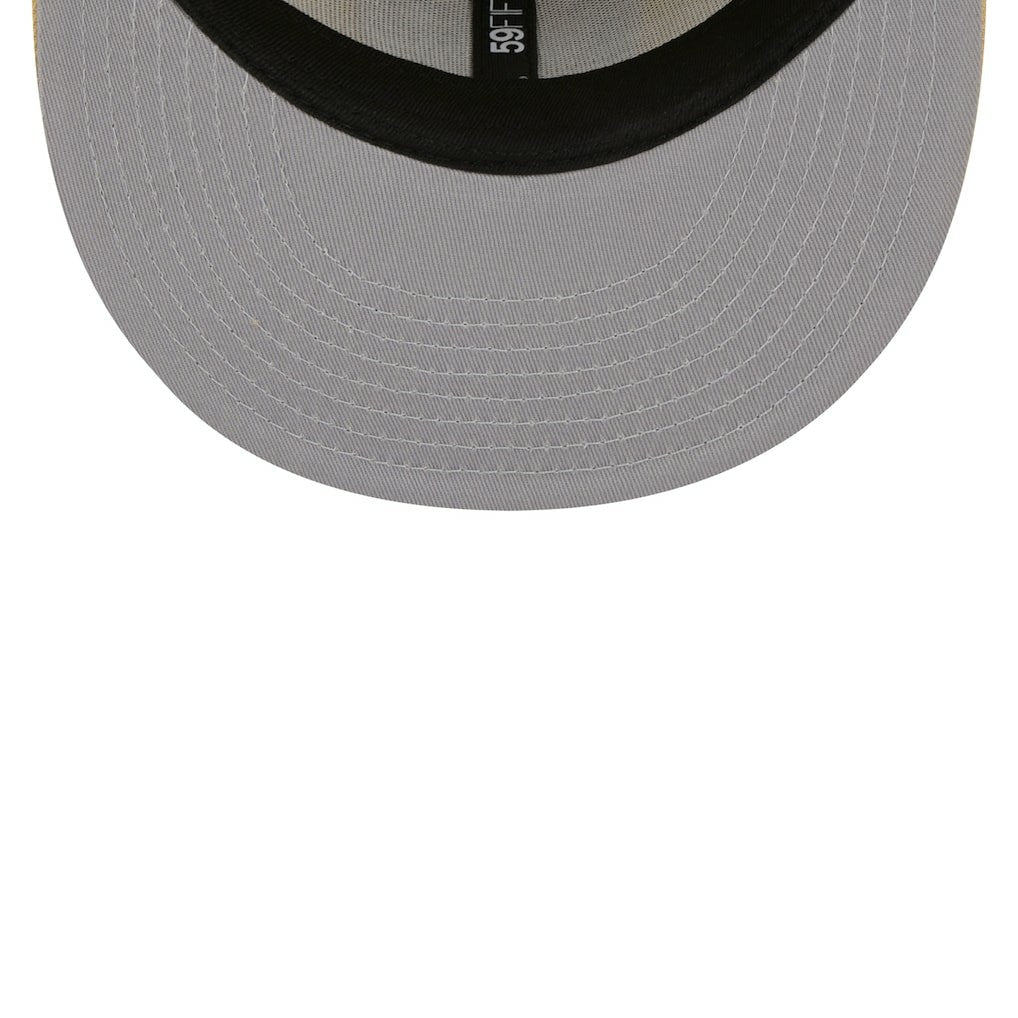 Las Vegas Raiders New Era Raffia Front 59FIFTY Fitted Hat Khaki - NFL