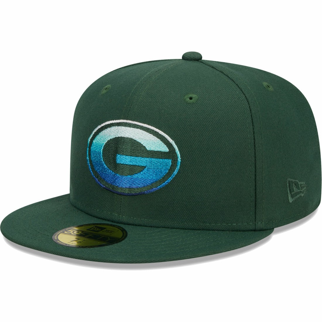Green Bay Packers New Era Gradient 59FIFTY Fitted Hat Green - NFL