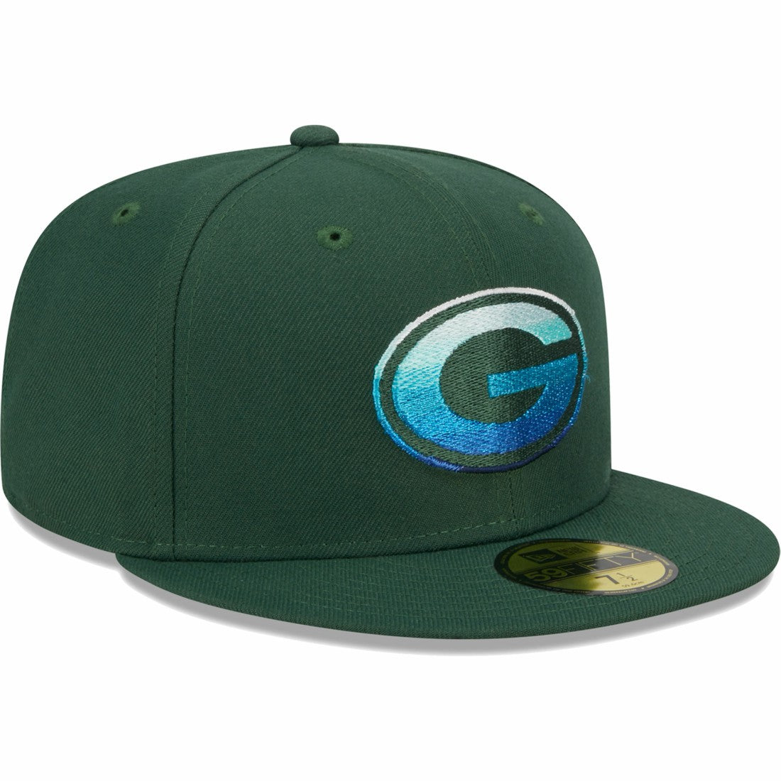 Green Bay Packers New Era Gradient 59FIFTY Fitted Hat Green - NFL