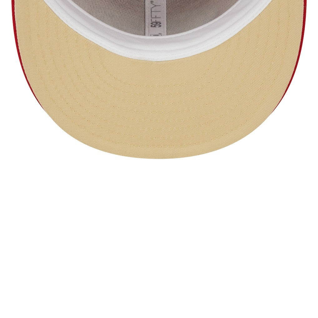San Francisco 49ers New Era Gradient 59FIFTY Fitted Hat Scarlet - NFL
