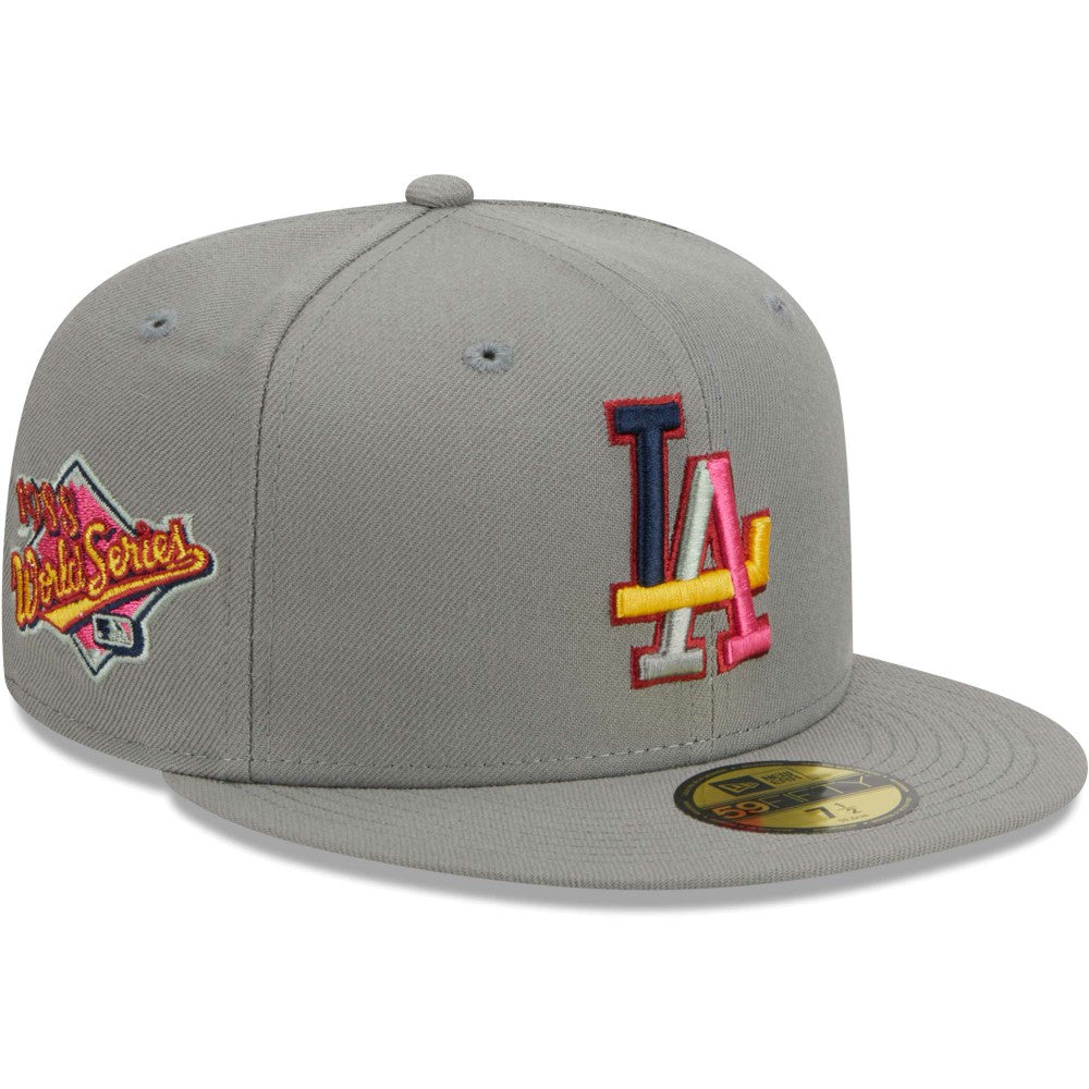 Los Angeles Dodgers New Era Color Pack 59FIFTY Fitted Hat Lifestyle