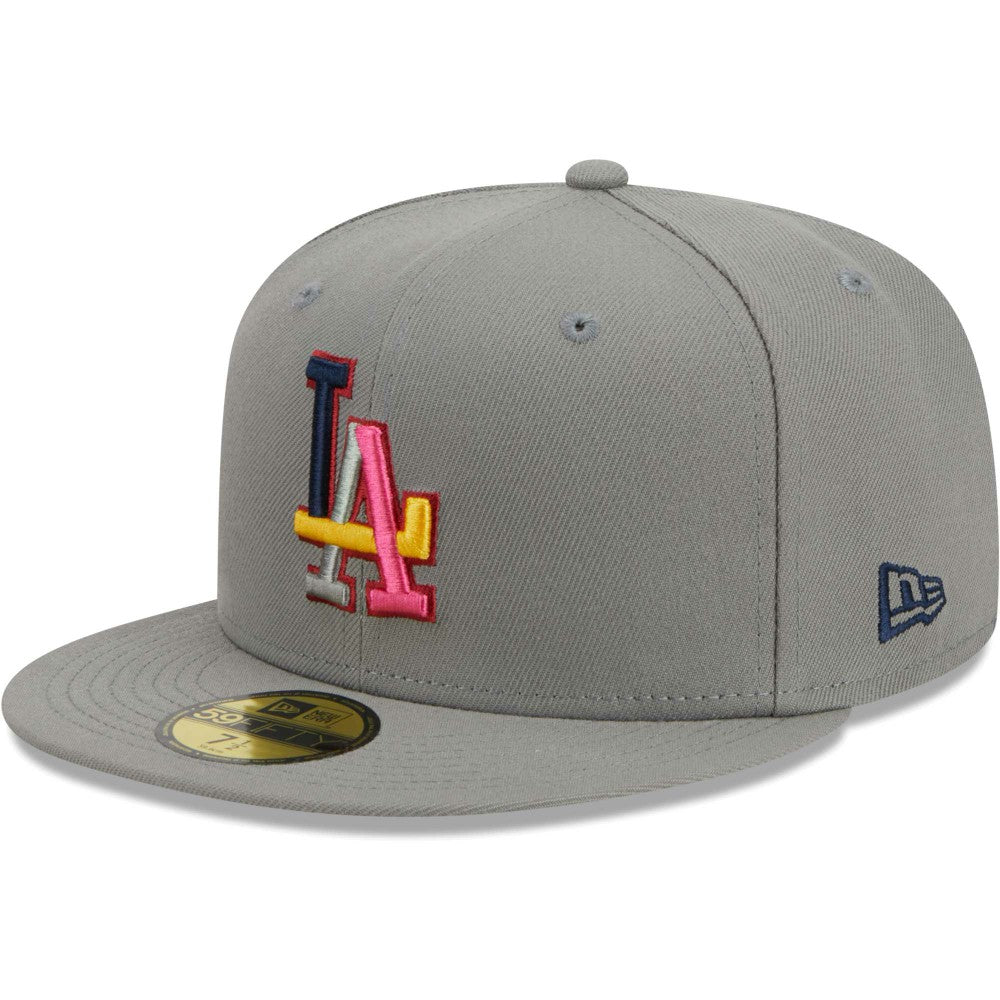 Los Angeles Dodgers New Era Color Pack 59FIFTY Fitted Hat Lifestyle