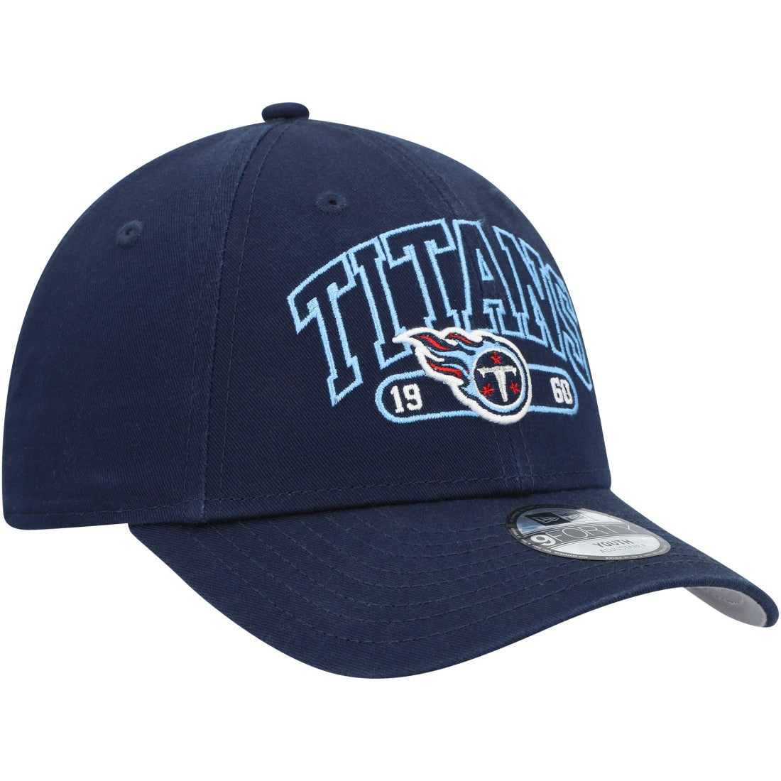 Tennessee Titans New Era Youth Outline 9FORTY Adjustable Hat Navy - NFL