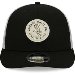 Chicago White Sox New Era Circle Trucker Low Profile 9FIFTY Snapback Hat On Sale