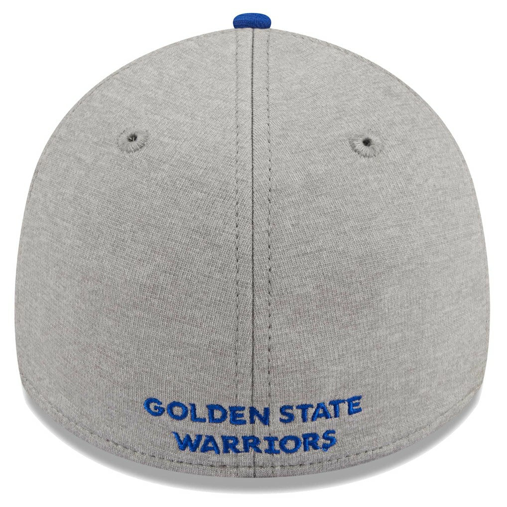 New Era - Golden State Warriors Striped 39THIRTY Flex Hat - Gray/Royal