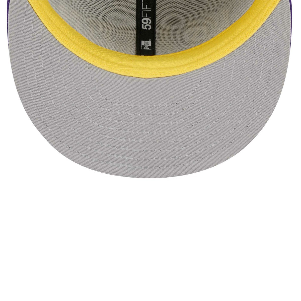 New Era - Los Angeles Lakers Big Arch Text 59FIFTY Fitted Hat - Purple