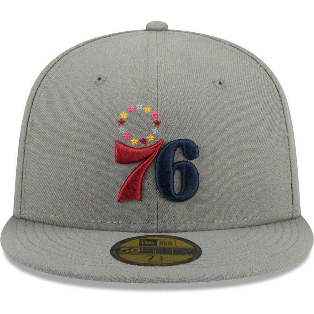 New Era - Philadelphia 76ers Color Pack 59FIFTY Fitted Hat - Gray