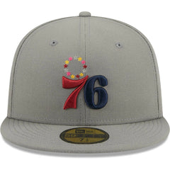 New Era - Philadelphia 76ers Color Pack 59FIFTY Fitted Hat - Gray