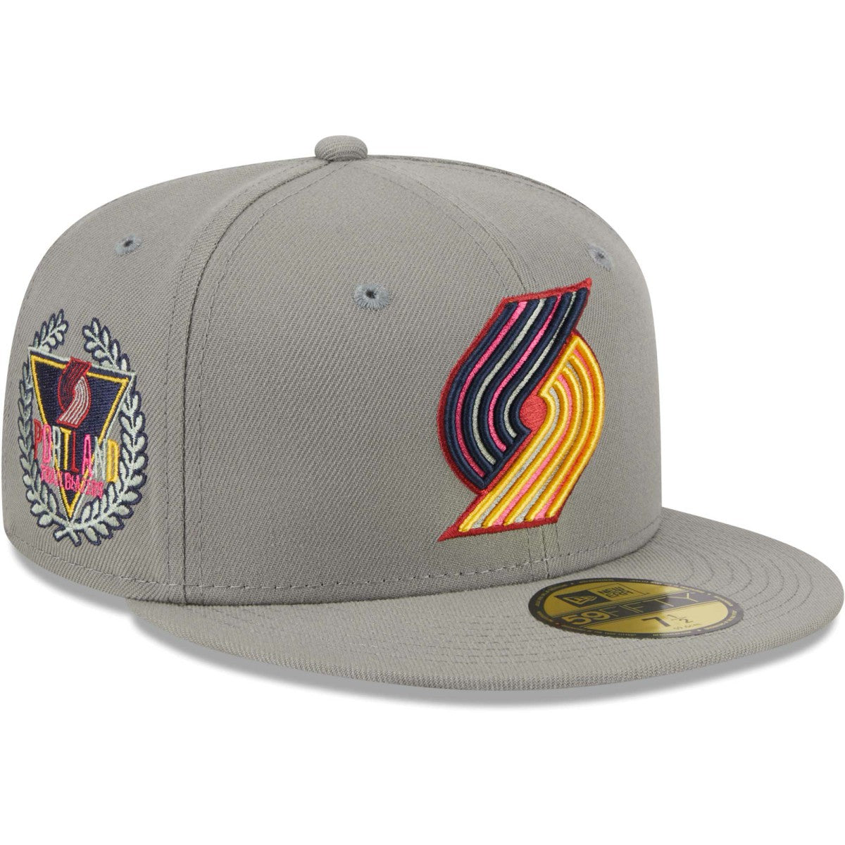 New Era - Portland Trail Blazers Color Pack 59FIFTY Fitted Hat - Gray
