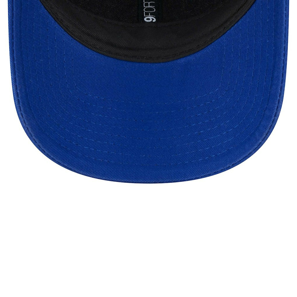New Era - Philadelphia 76ers Plate Oversized Patch Trucker 9FORTY Adjustable Hat - Royal