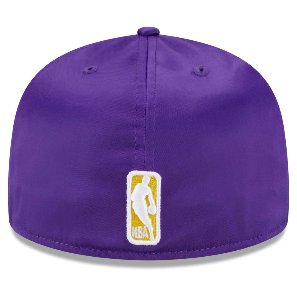 New Era - Los Angeles Lakers Throwback Satin 59FIFTY Fitted Hat - White