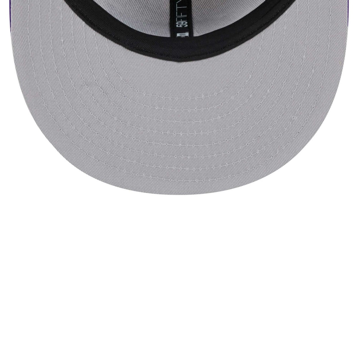 New Era - Los Angeles Lakers Throwback Satin 59FIFTY Fitted Hat - White