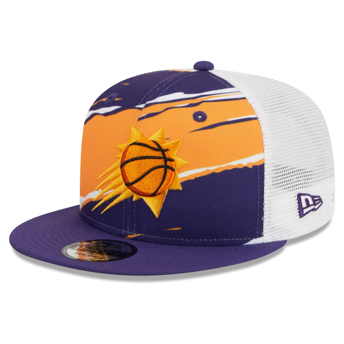 New Era - Phoenix Suns Tear Trucker 9FIFTY Adjustable Hat - Purple/White