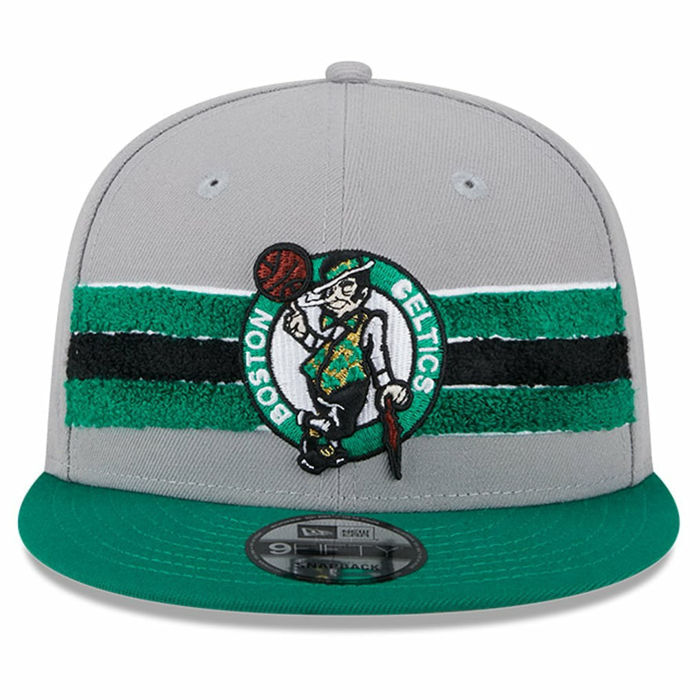 New Era - Boston Celtics Chenille Band 9FIFTY Snapback Hat - Gray