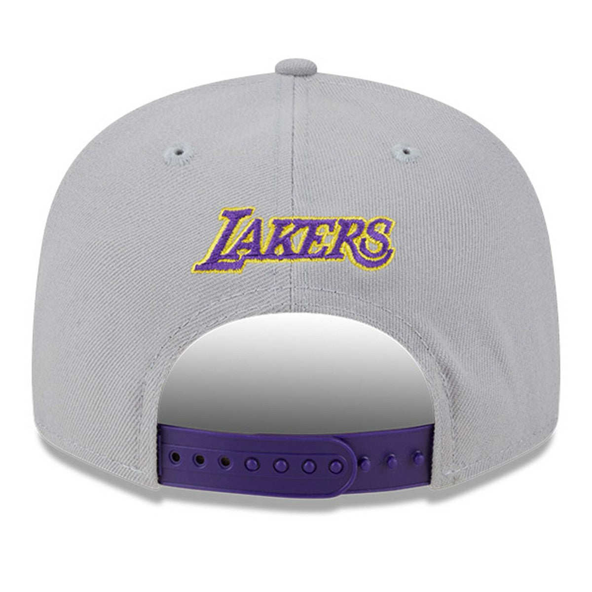 New Era - Los Angeles Lakers Chenille Band 9FIFTY Snapback Hat - Gray