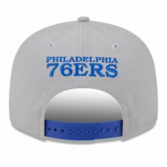 New Era - Philadelphia 76ers Chenille Band 9FIFTY Snapback Hat - Gray