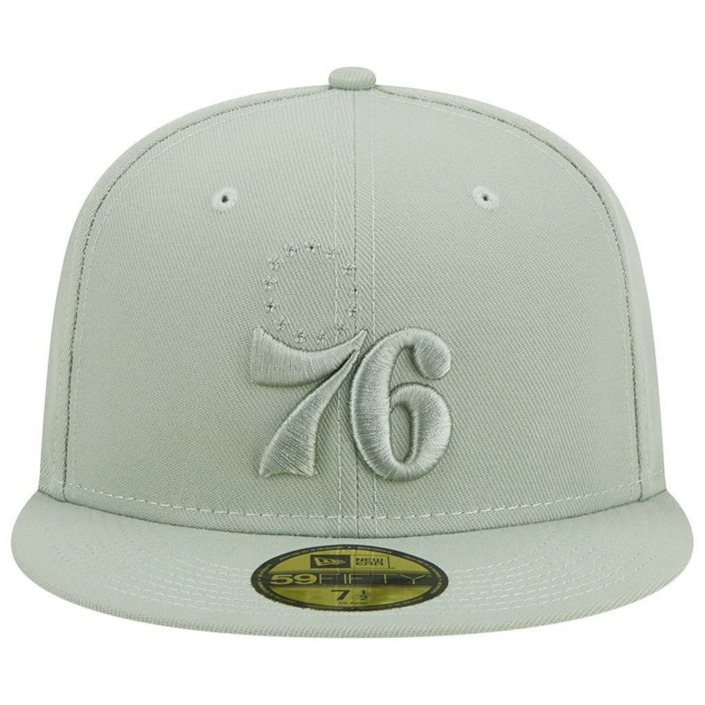 New Era - Philadelphia 76ers Sage Color Pack 59FIFTY Fitted Hat - Light Green