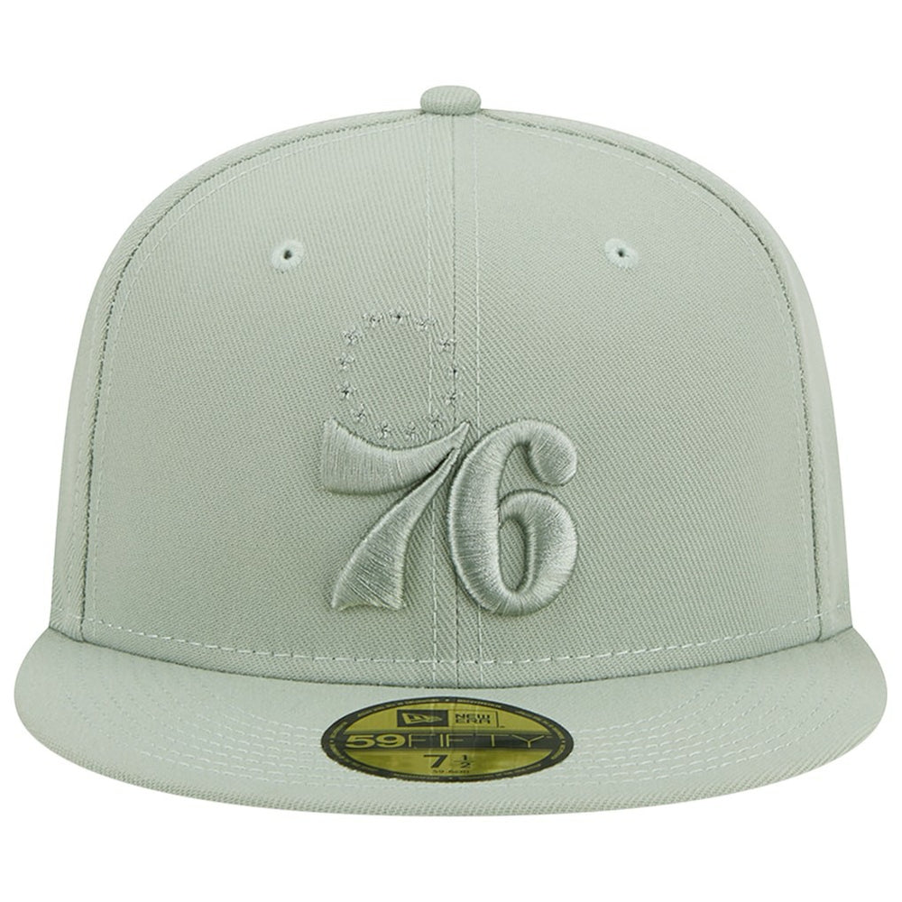 New Era - Philadelphia 76ers Sage Color Pack 59FIFTY Fitted Hat - Light Green