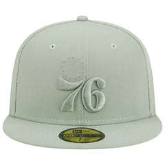 New Era - Philadelphia 76ers Sage Color Pack 59FIFTY Fitted Hat - Light Green