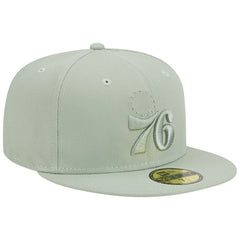 New Era - Philadelphia 76ers Sage Color Pack 59FIFTY Fitted Hat - Light Green