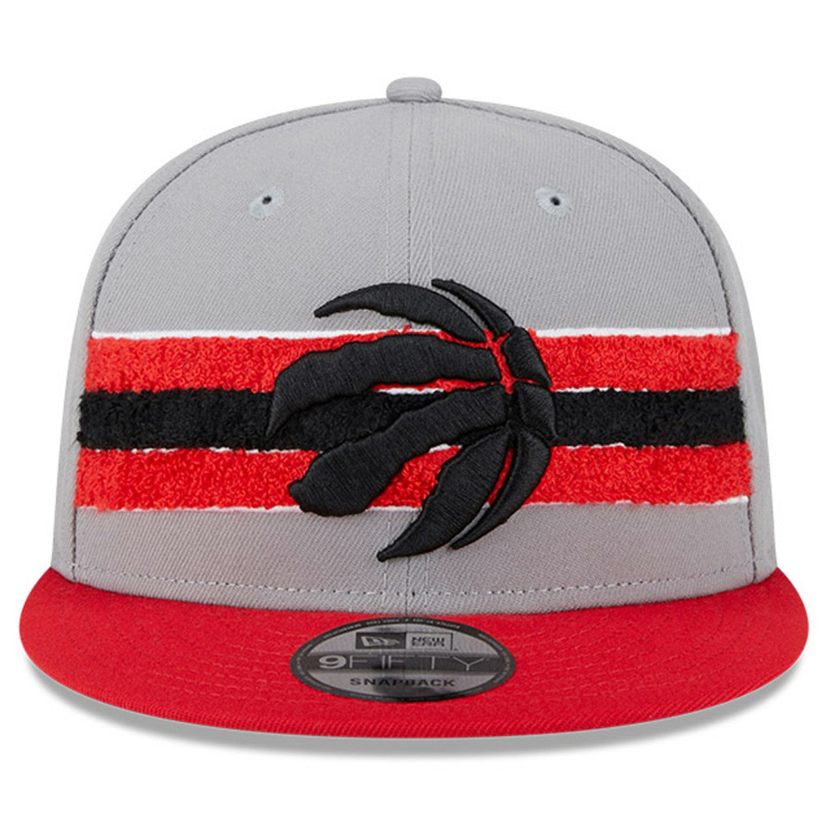 New Era - Toronto Raptors Chenille Band 9FIFTY Snapback Hat - Gray