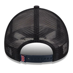 Boston Red Sox New Era Stacked A-Frame Trucker 9FORTY Adjustable Hat Clearance