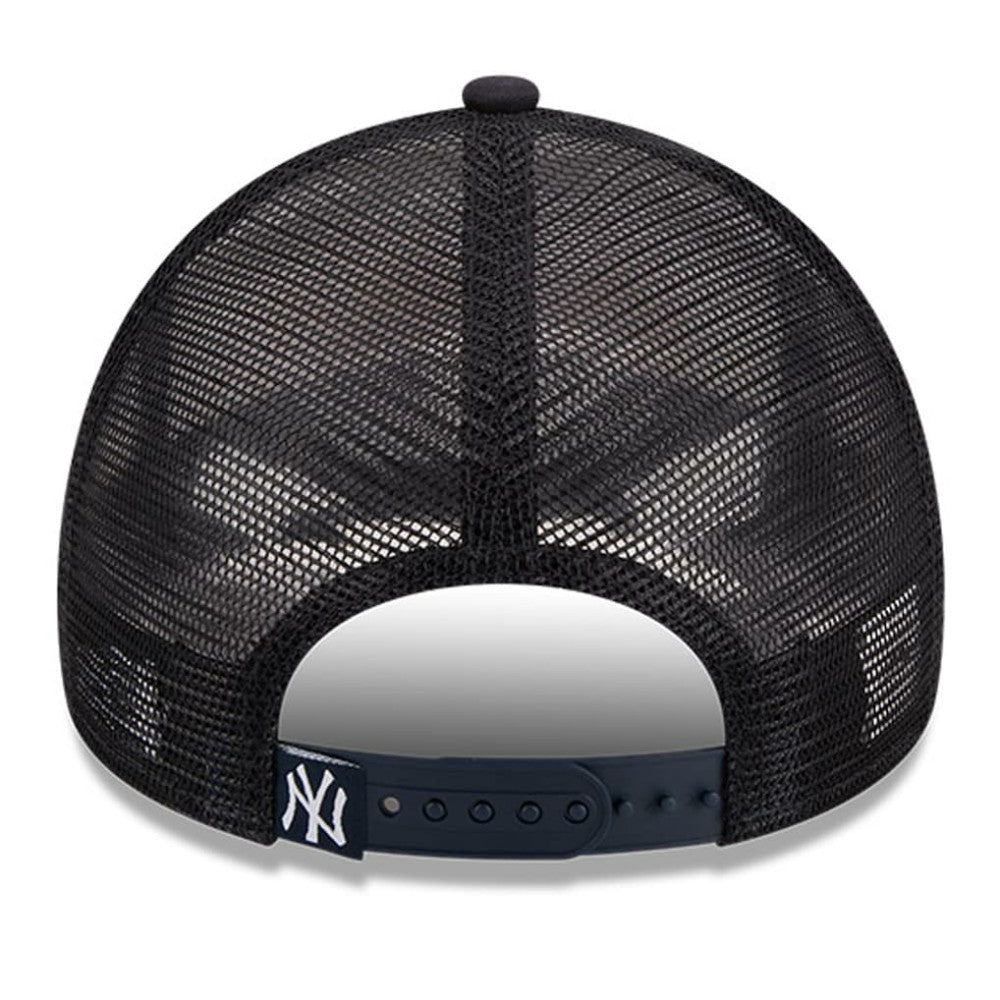 New York Yankees New Era Stacked A-Frame Trucker 9FORTY Adjustable Hat Clearance